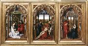 Rogier van der Weyden Miraflores Altarpiece Germany oil painting artist